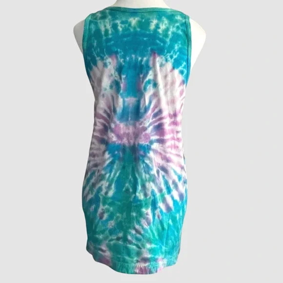 Tomcat Tie Dye Creations Women's Tank Multi Color, NWT-Size Medium - Picture 5 of 6